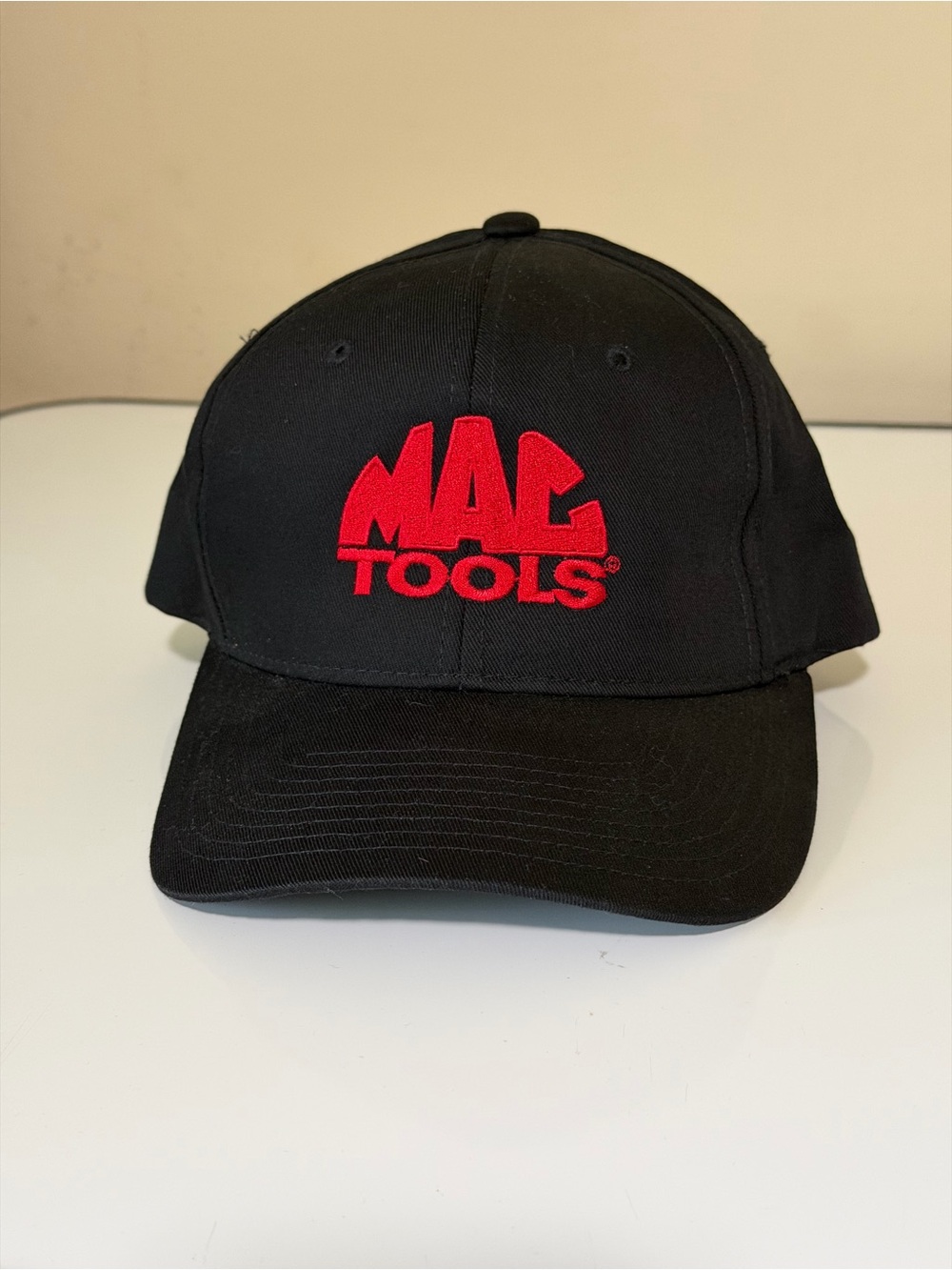 Vintage 90’s MAC Tools Black Baseball Cap with Red Embroidered Logo